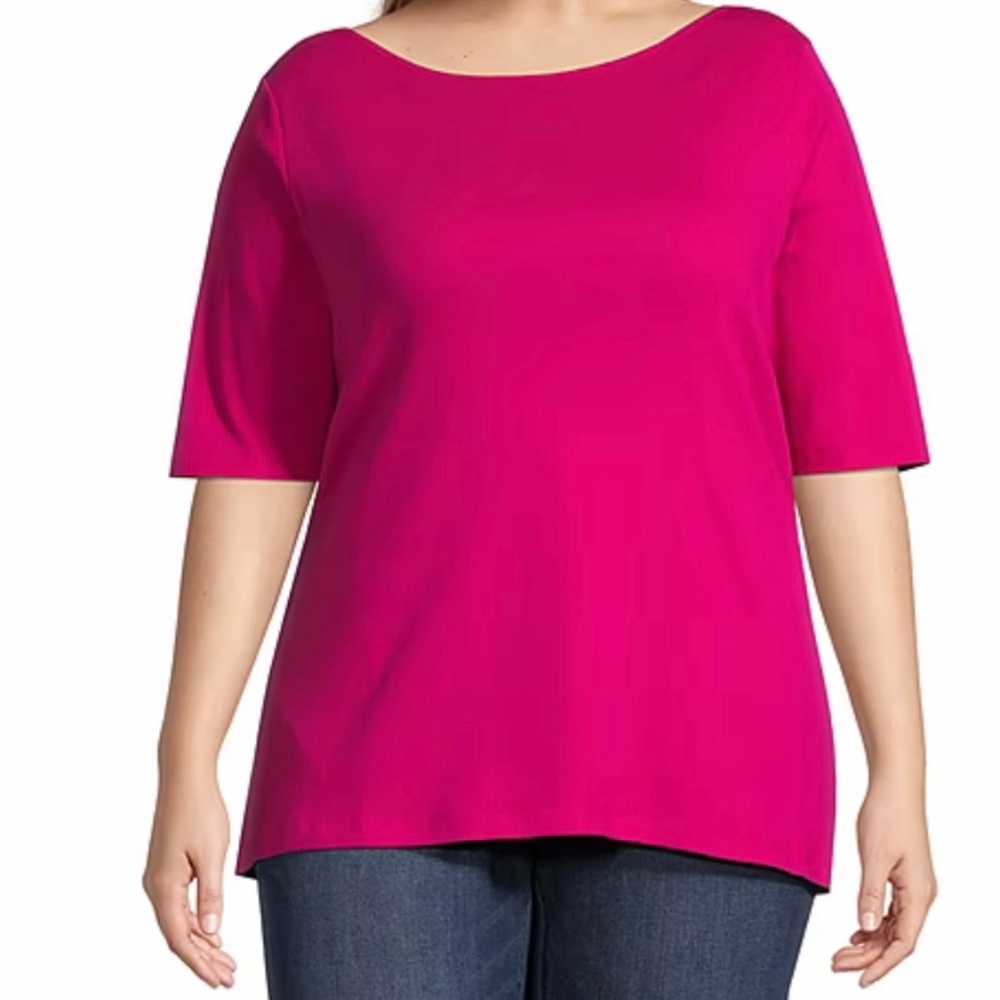 St. John's Bay Women's Plus T-Shirt